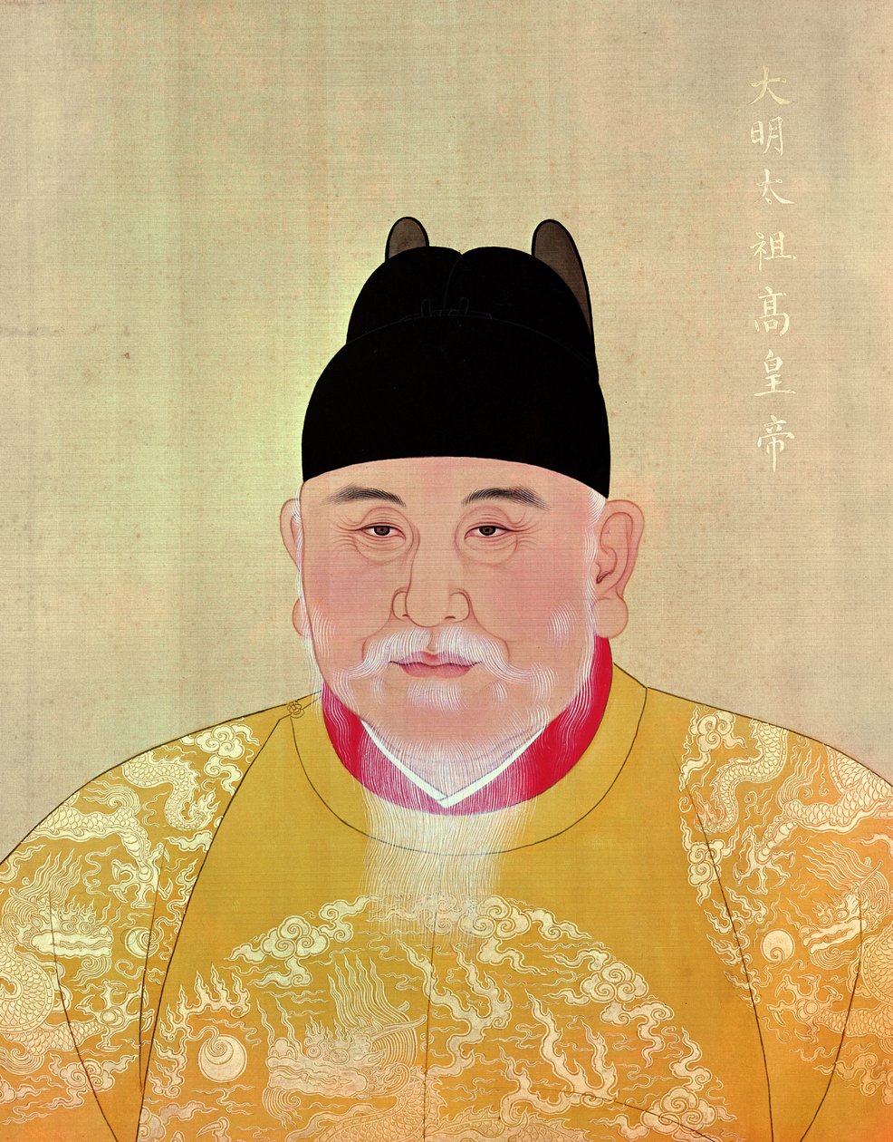Kaiser Chu Yuan-Chang (1328-98) Gründer der Ming-Dynastie von Chinese School