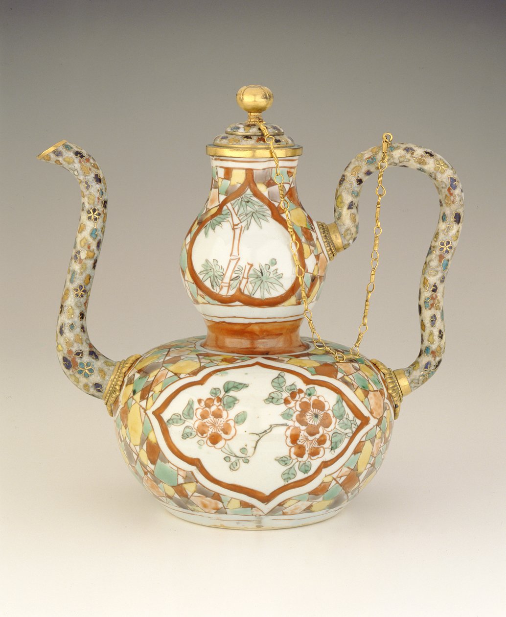 Kanne, Späte Ming-Dynastie, Tianqi-Periode, 1621-27 von Chinese School