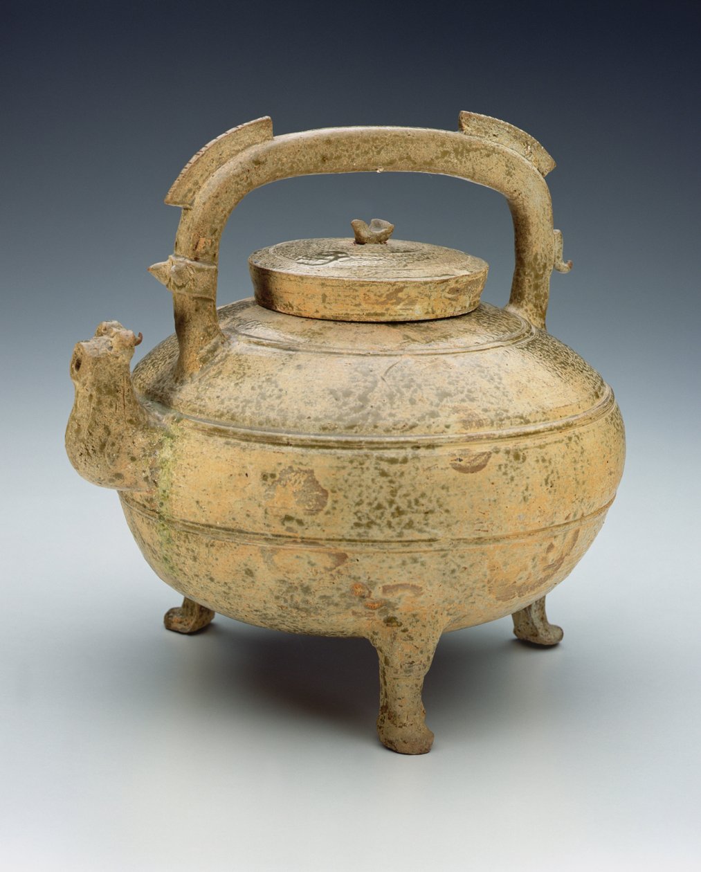 Glasierte Keramikkanne, Zeit der Streitenden Reiche, 1027-220 v. Chr. von Chinese School