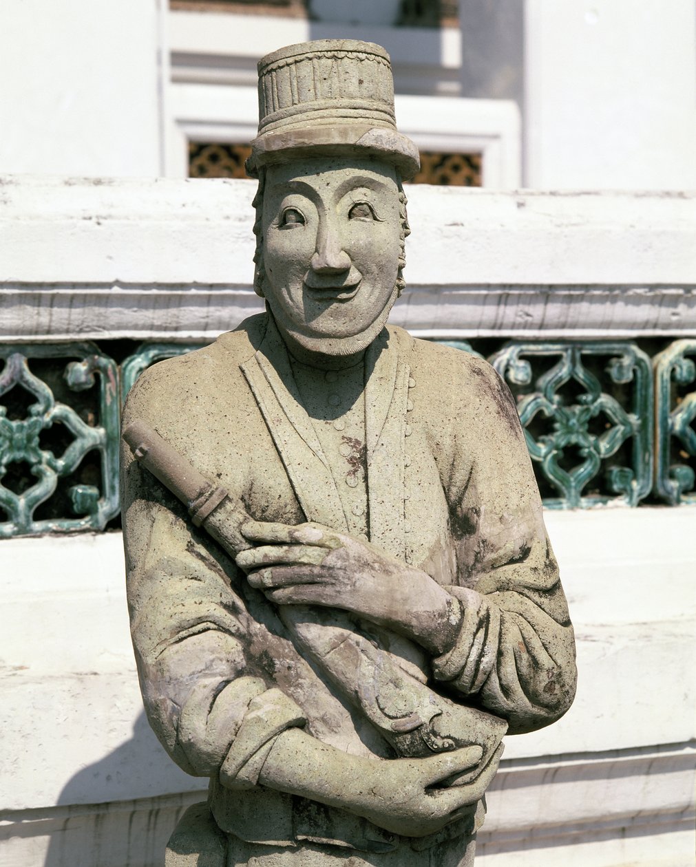 Statue eines europäischen Soldaten von Chinese School