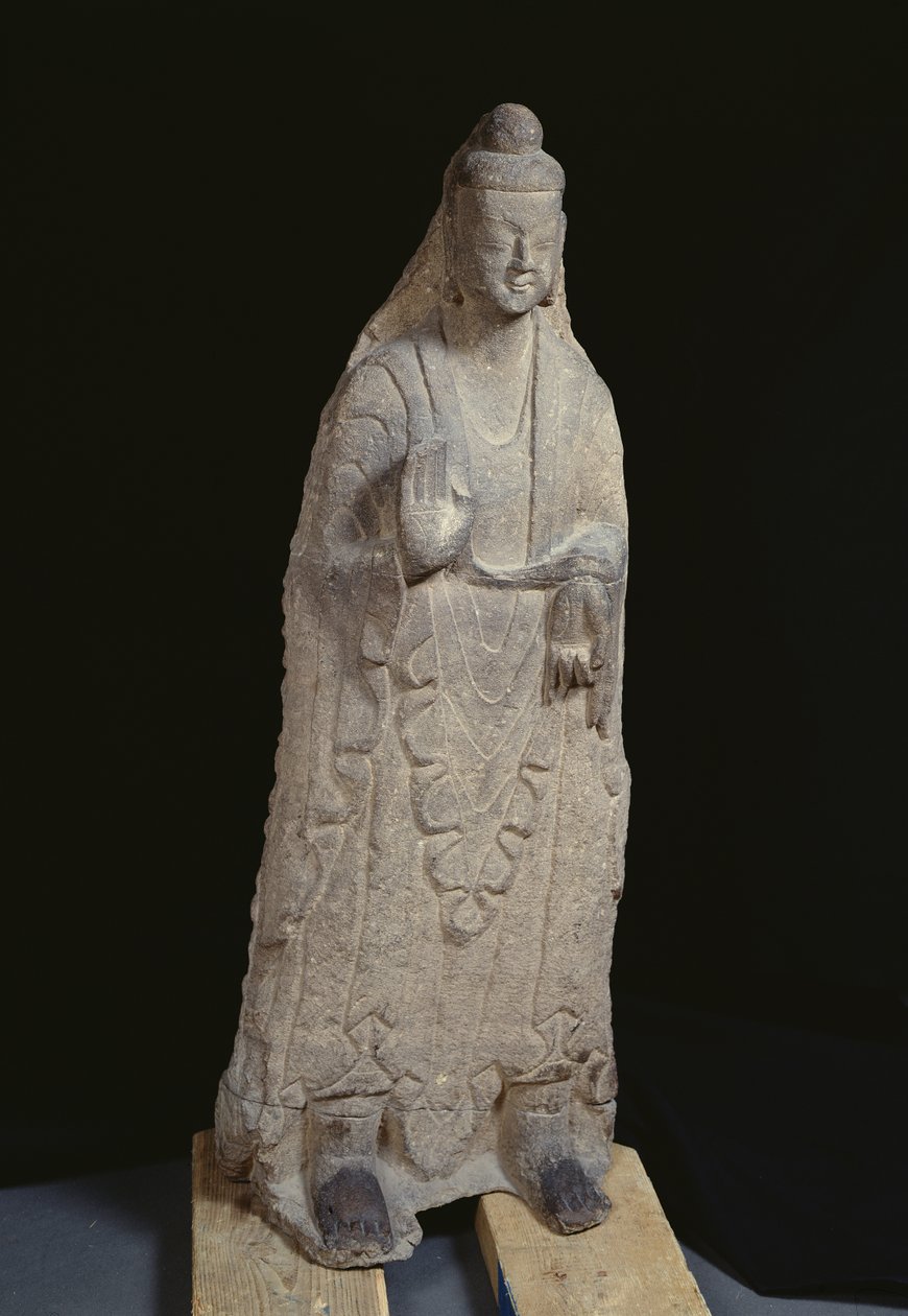 Statue des Buddha Sakyamuni, Nördliche Wei-Dynastie, ca. 386-534 von Chinese School Chinese School