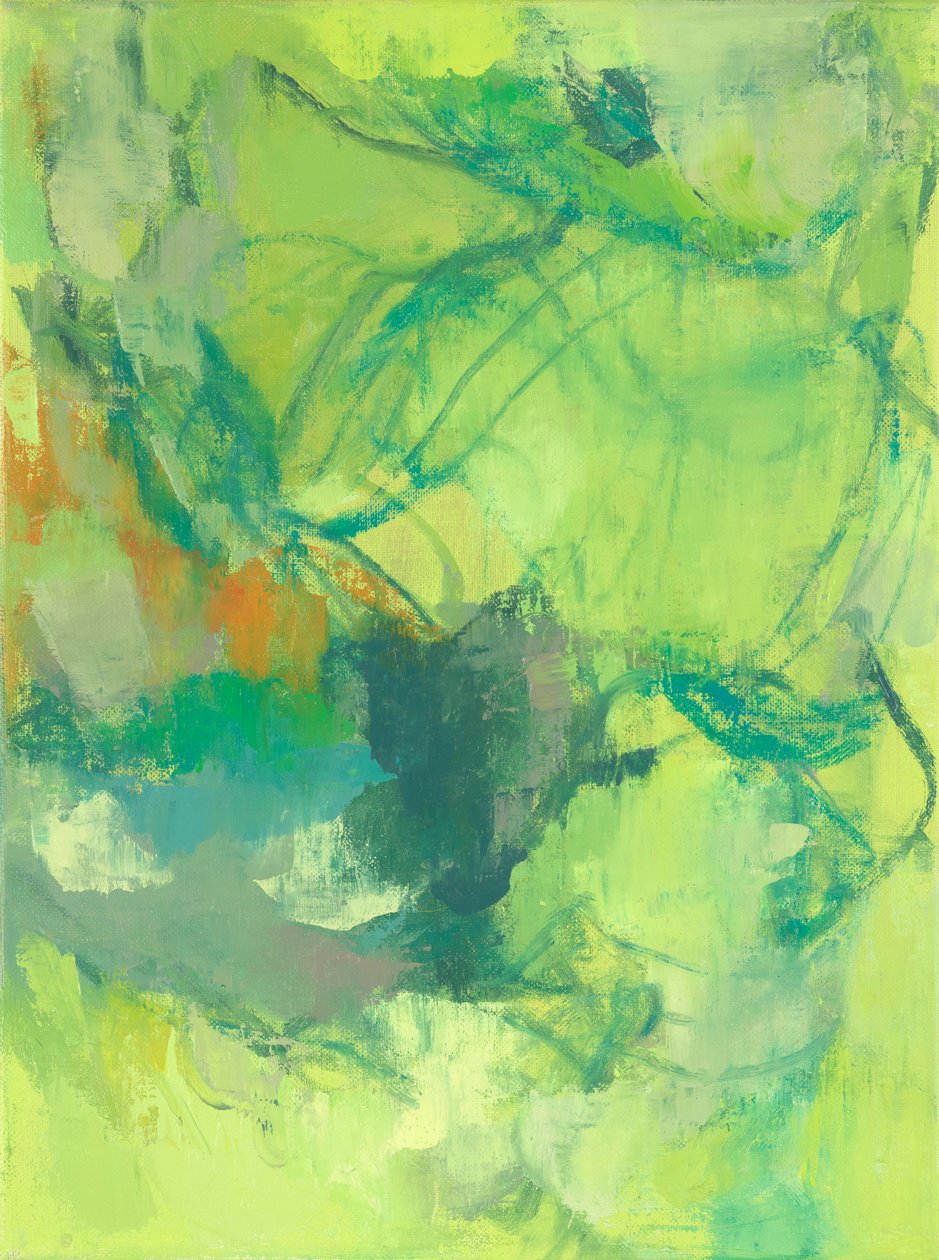 Abstrakte Komposition, Organisch/Garten-Serie II, 2022 von Ching Fun Tso