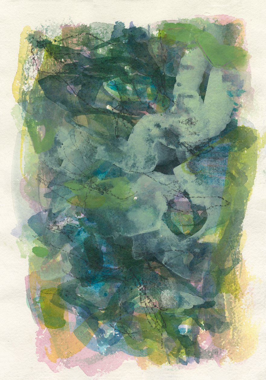Abstrakte Komposition, Organisch/Pflanzen Serie, 2021 von Ching Fun Tso