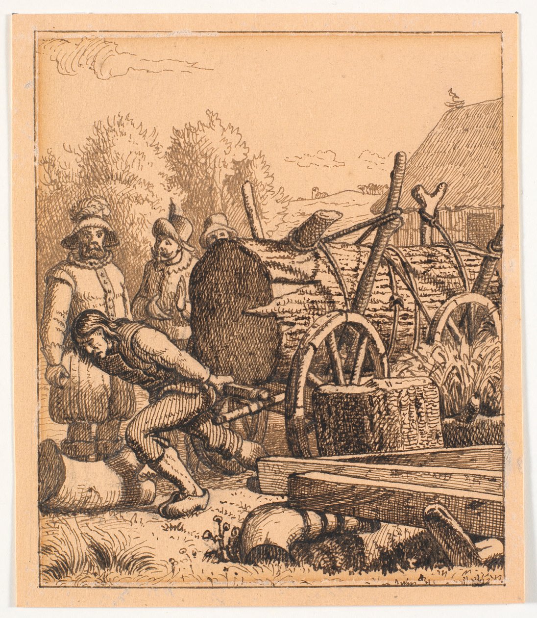 Illustration zu St. St. Blicher, Die drei Heiligenabende von Christen Dalsgaard