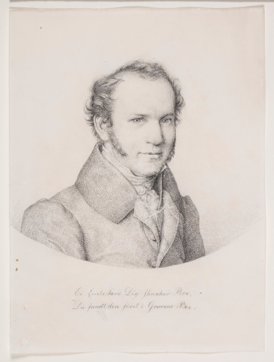 Porträt von Niels Schyth von Christen Købke