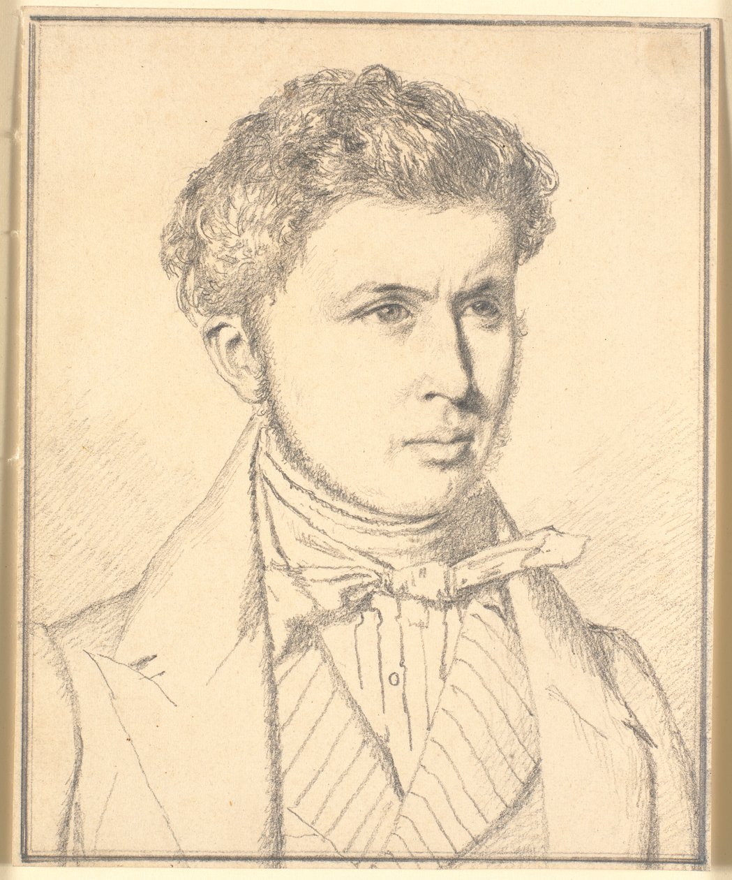 Porträt des Bruders des Künstlers, H.P.N.Købke (1812-39) von Christen Købke