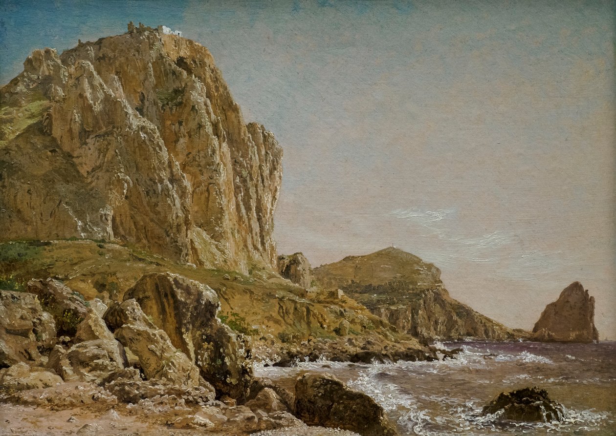 Marina Piccola, Capri von Christen Schjellerup Kobke
