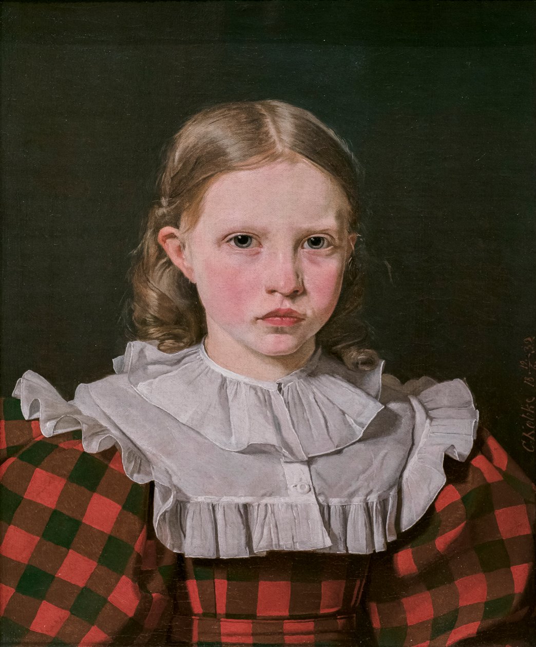 Porträt von Adolphine Kobke, der Schwester des Künstlers von Christen Schjellerup Kobke