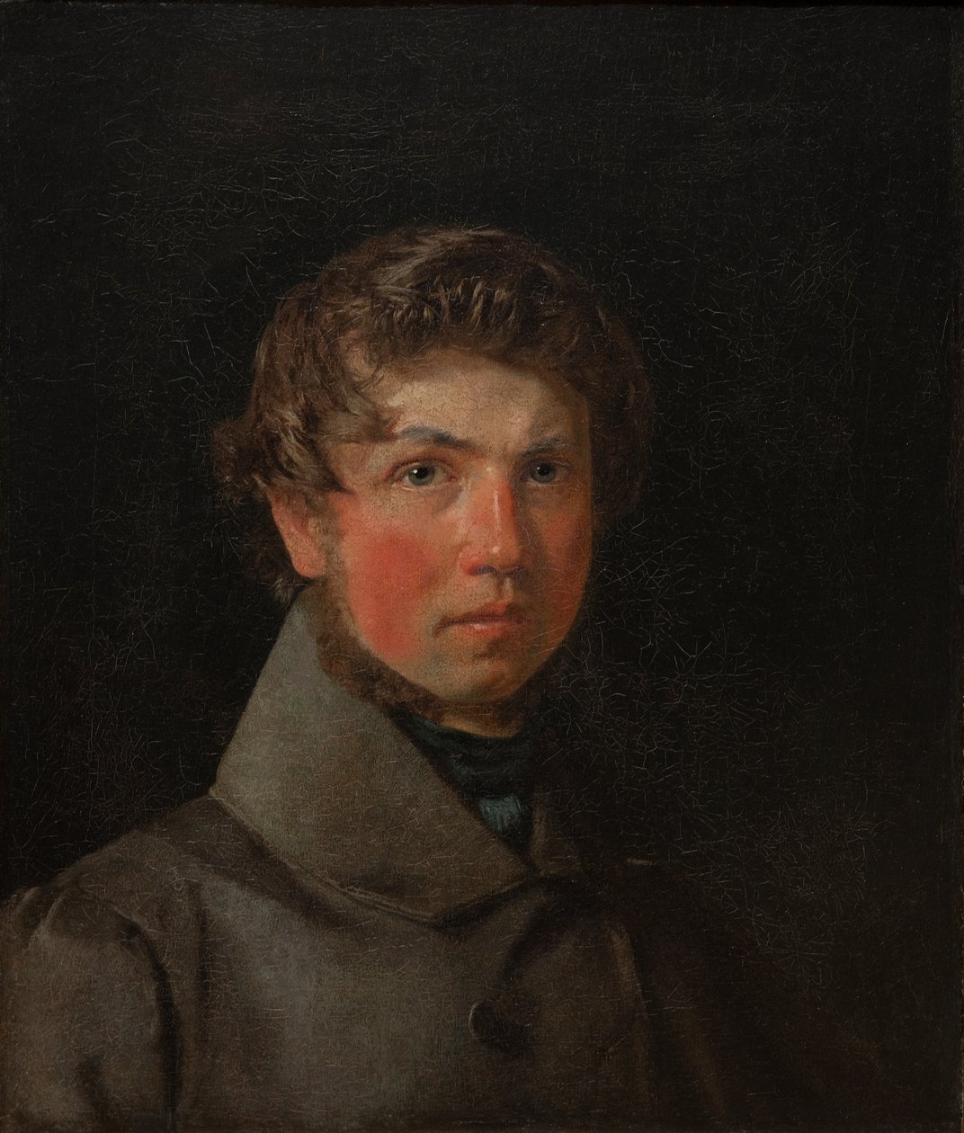 Selbstporträt, ca. 1833 von Christen Schjellerup Kobke
