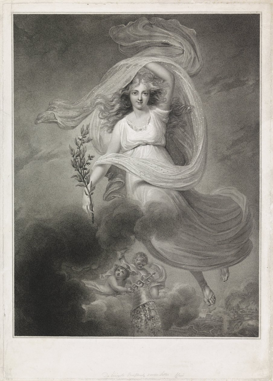 Allegorie auf den Frieden von Amiens, 1802 von Christiaan Josi