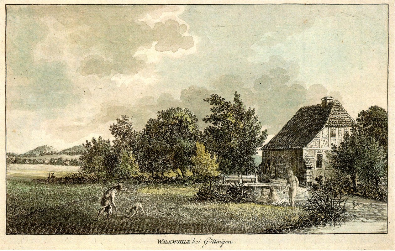 Walkemühle am Leinekanal südlich der Innenstadt von Göttingen von Christian Andreas Besemann