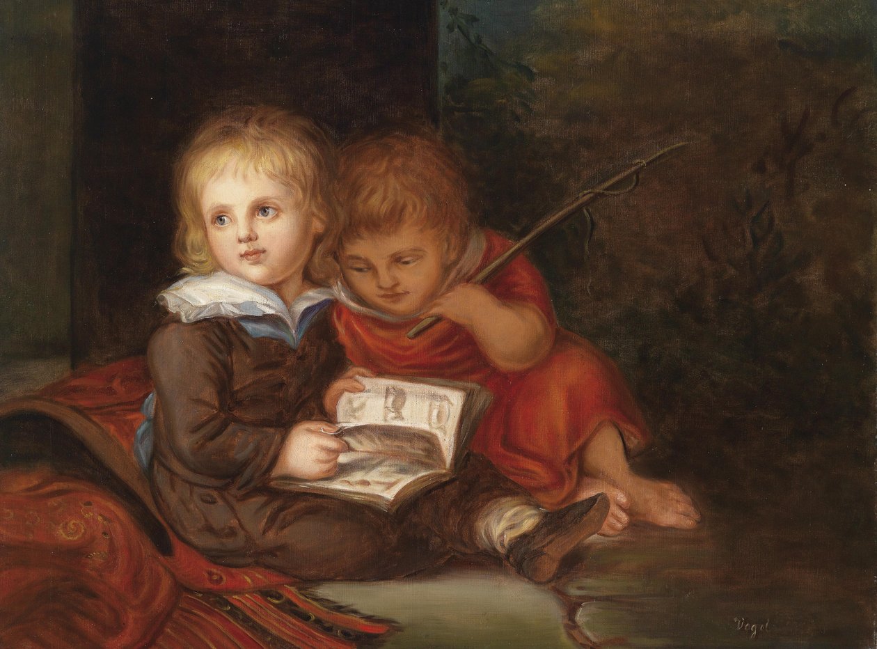 Die Söhne des Künstlers von Christian Leberecht Vogel