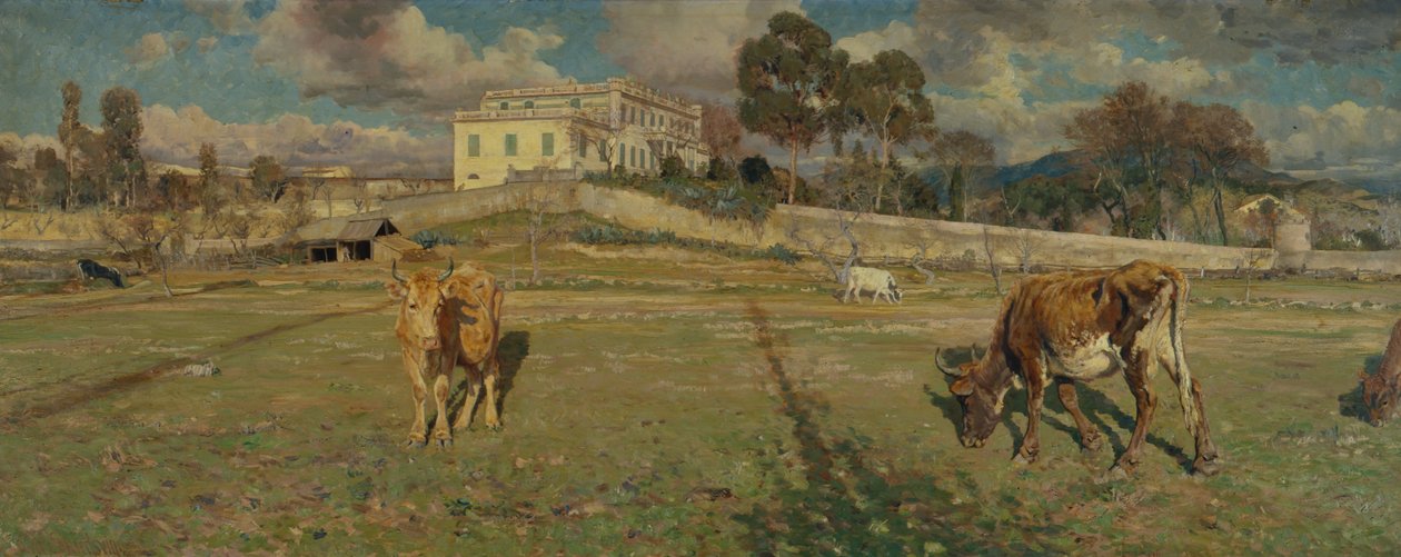 Villa Baciocchi bei Ajaccio, Korsika von Christian Eriksen Skredsvig