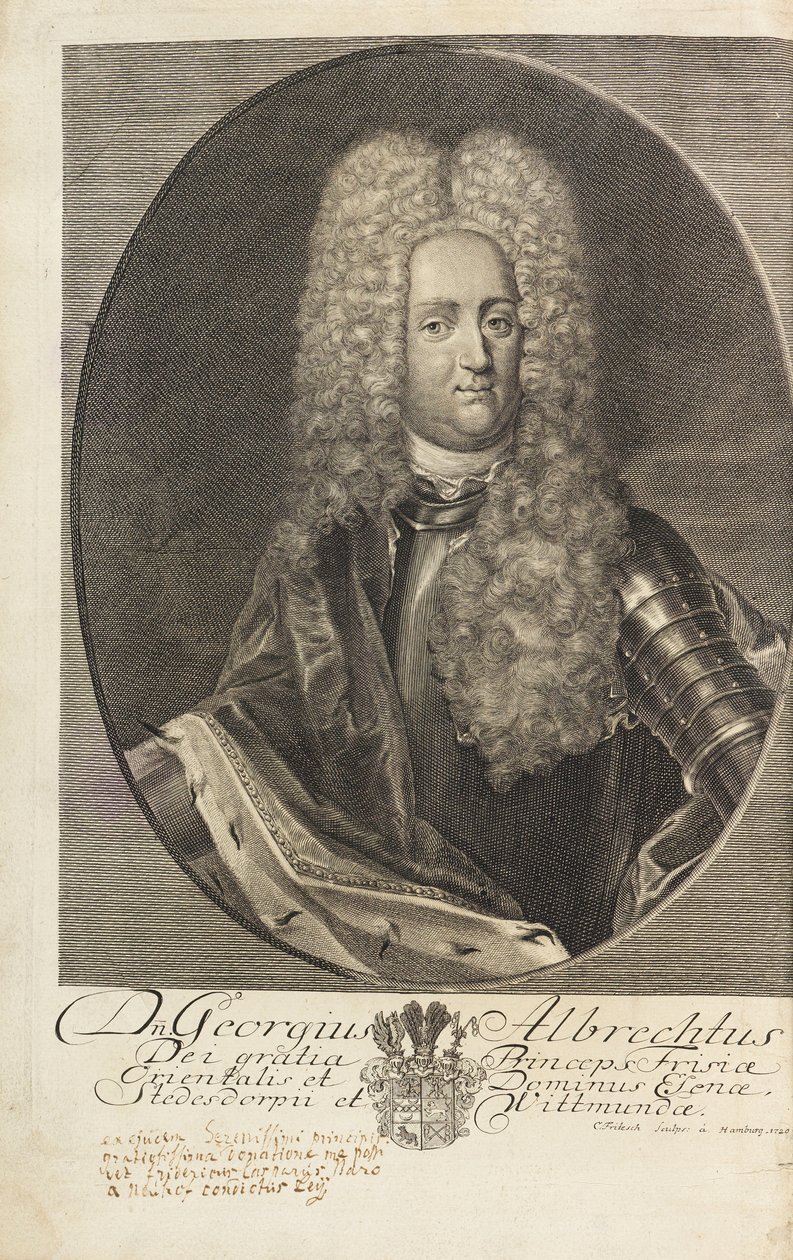 Porträt von Prinz Georg Albrecht von Ostfriesland von Christian Fritzsch