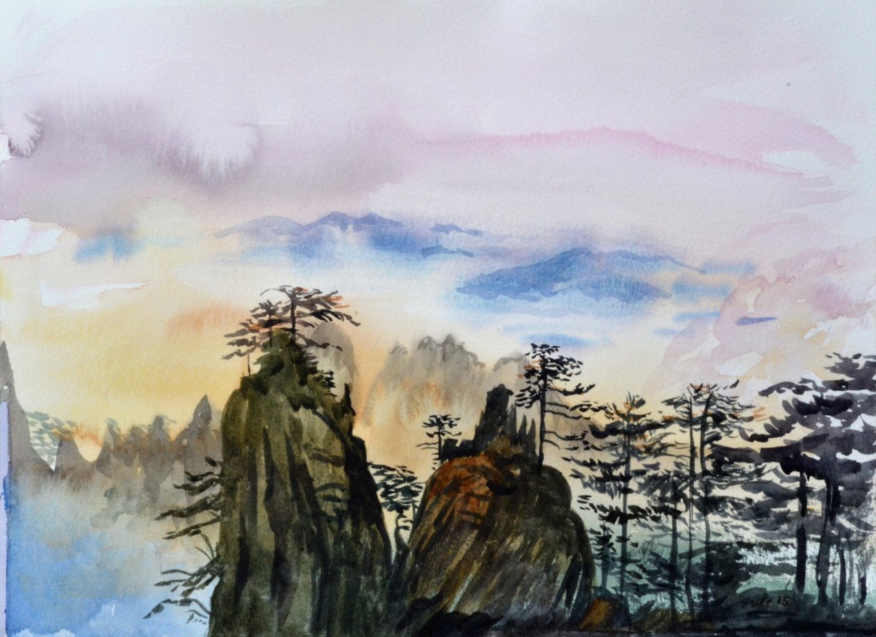 Treibende Wolken, 2015 von Christian Furr