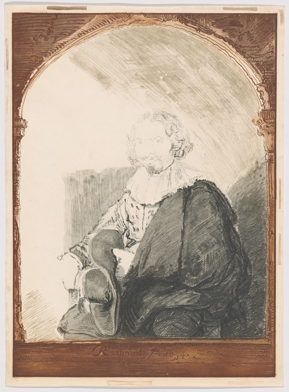 Porträt eines Mannes in einem Sessel, aus Collection d