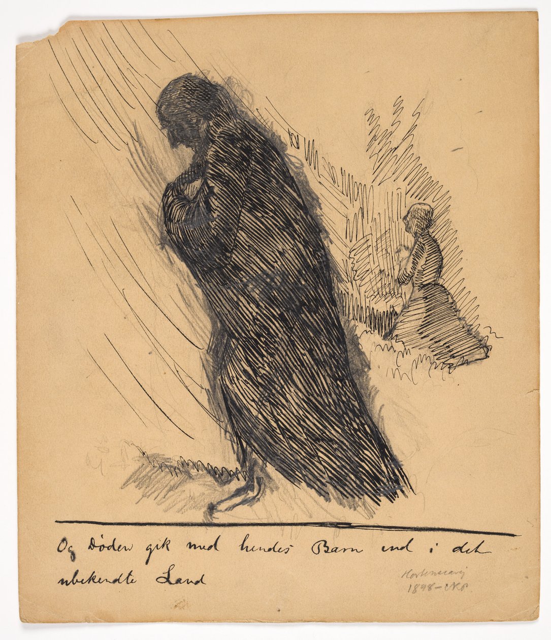 Illustrationsentwurf zu Die Geschichte einer Mutter von Christian Kongstad Petersen