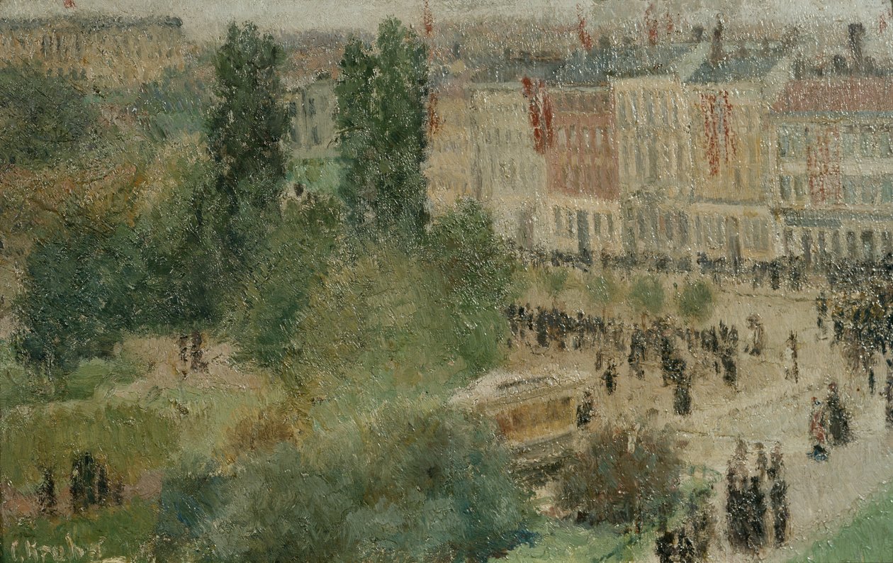 Eidsvoll-Platz von Christian Krohg