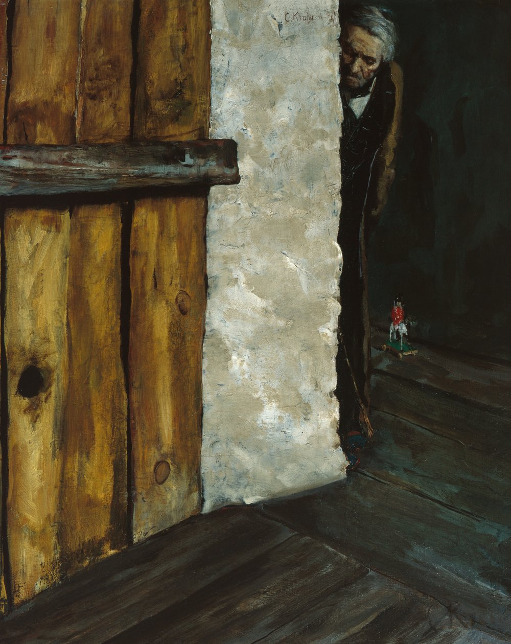 Erwartung (Großvater kommt) von Christian Krohg