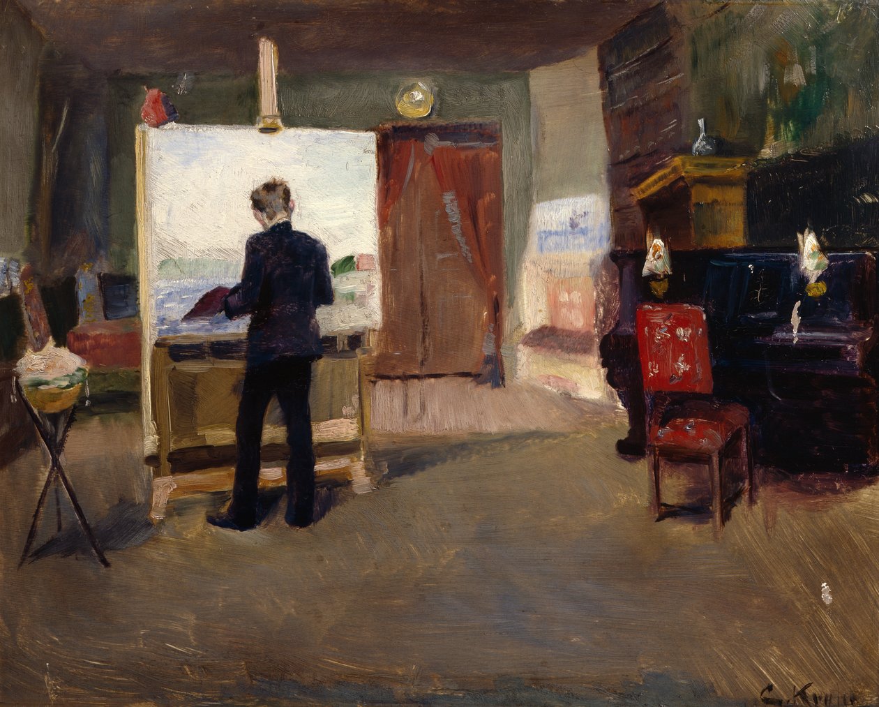 Von Fredriksberg, Kopenhagen von Christian Krohg