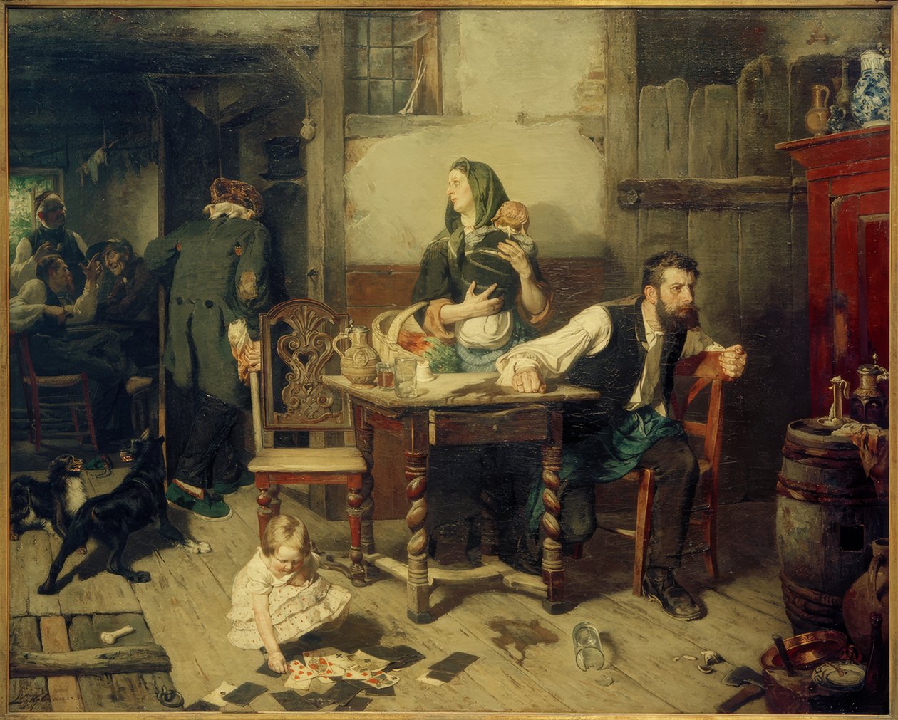 Bis in den hellen Tag hinein (Die Spieler) von Christian Ludwig Bokelmann