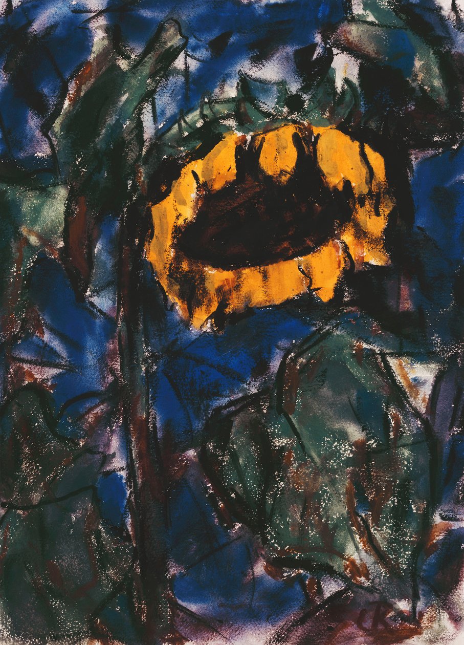 Sonnenblume von Christian Rohlfs