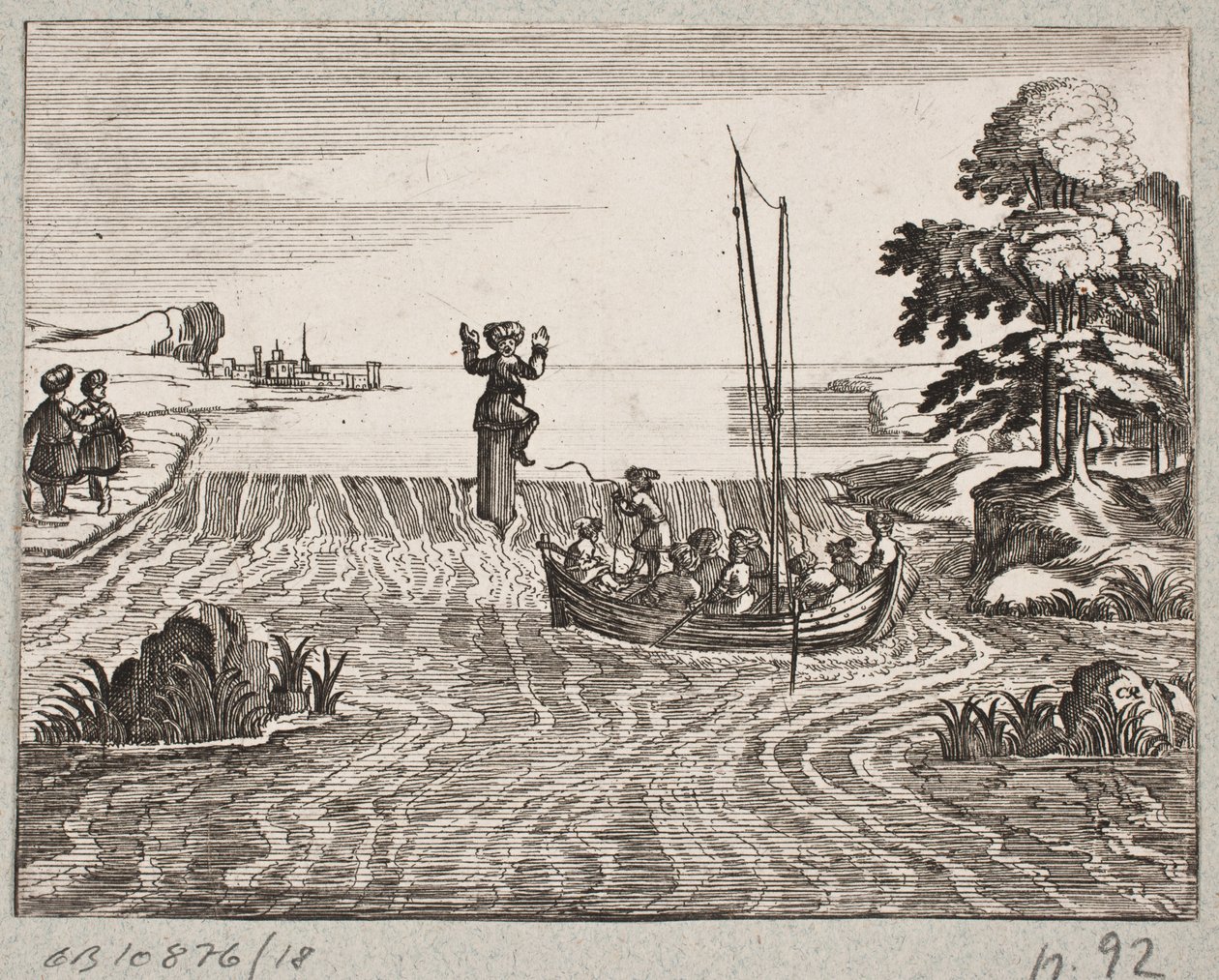 Illustration zu Adam Olearius, "Persianischer Rosenthal von einem sinnreichen Poeten Schich Saadi [...]", Schleswig 1660 von Christian Rothgiesser