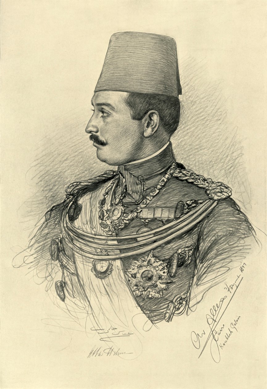 Abbas II Helmy Bey, Koubbeh-Palast, Kairo, Ägypten, 1898 von Christian Wilhelm Allers