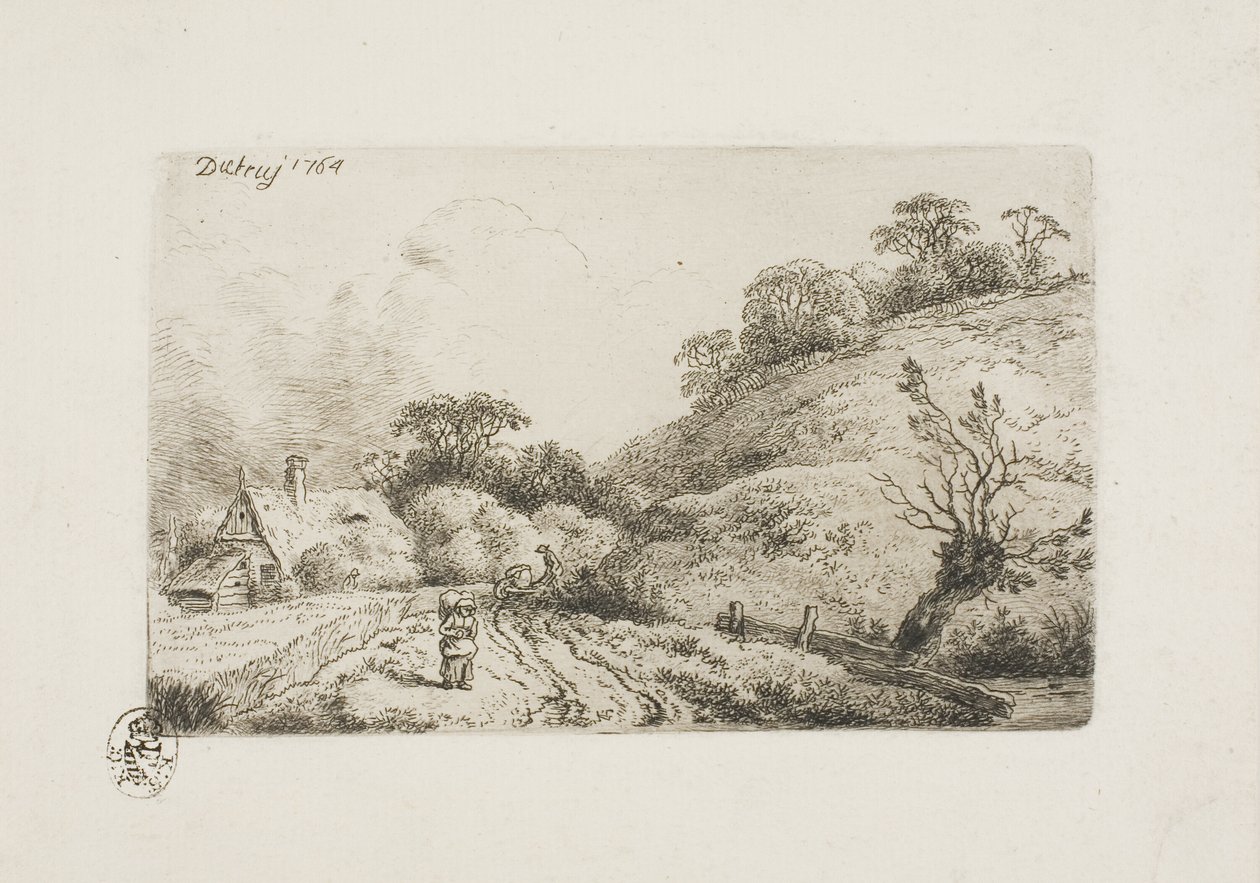 Das Kornfeld (Rembrandt-Stil) von Christian Wilhelm Ernst Dietrich
