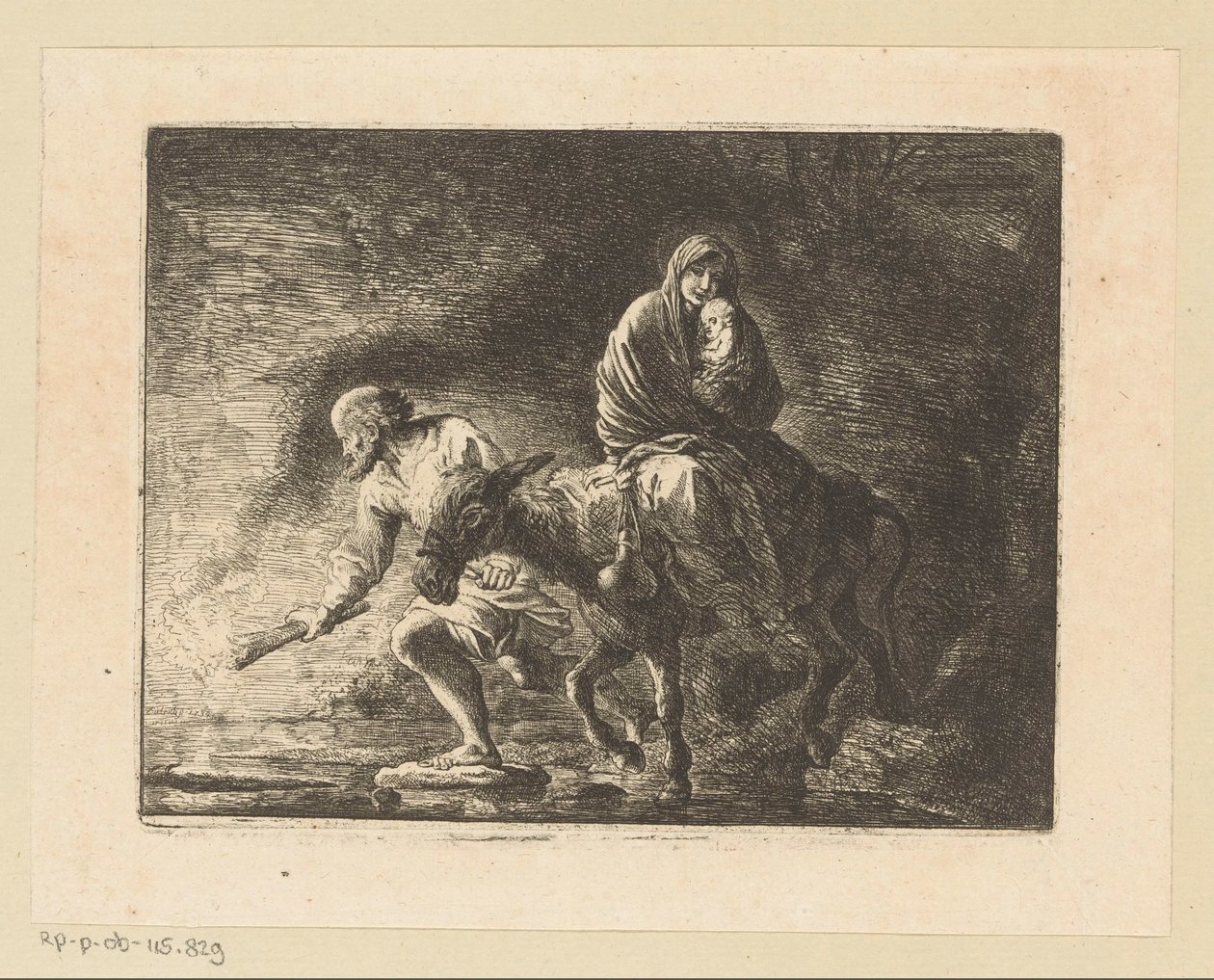 Flucht nach Ägypten von Christian Wilhelm Ernst Dietrich