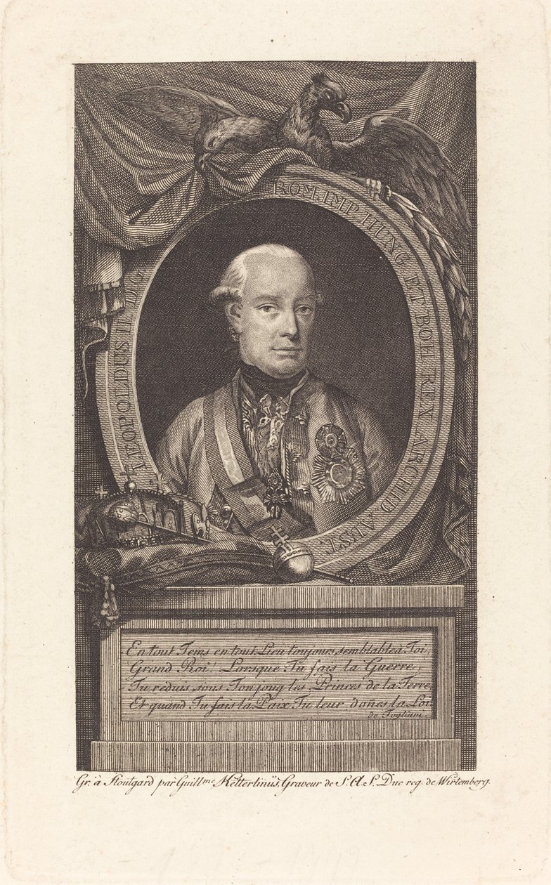 Leopold II., Heiliger Römischer Kaiser von Christian Wilhelm Ketterlinus