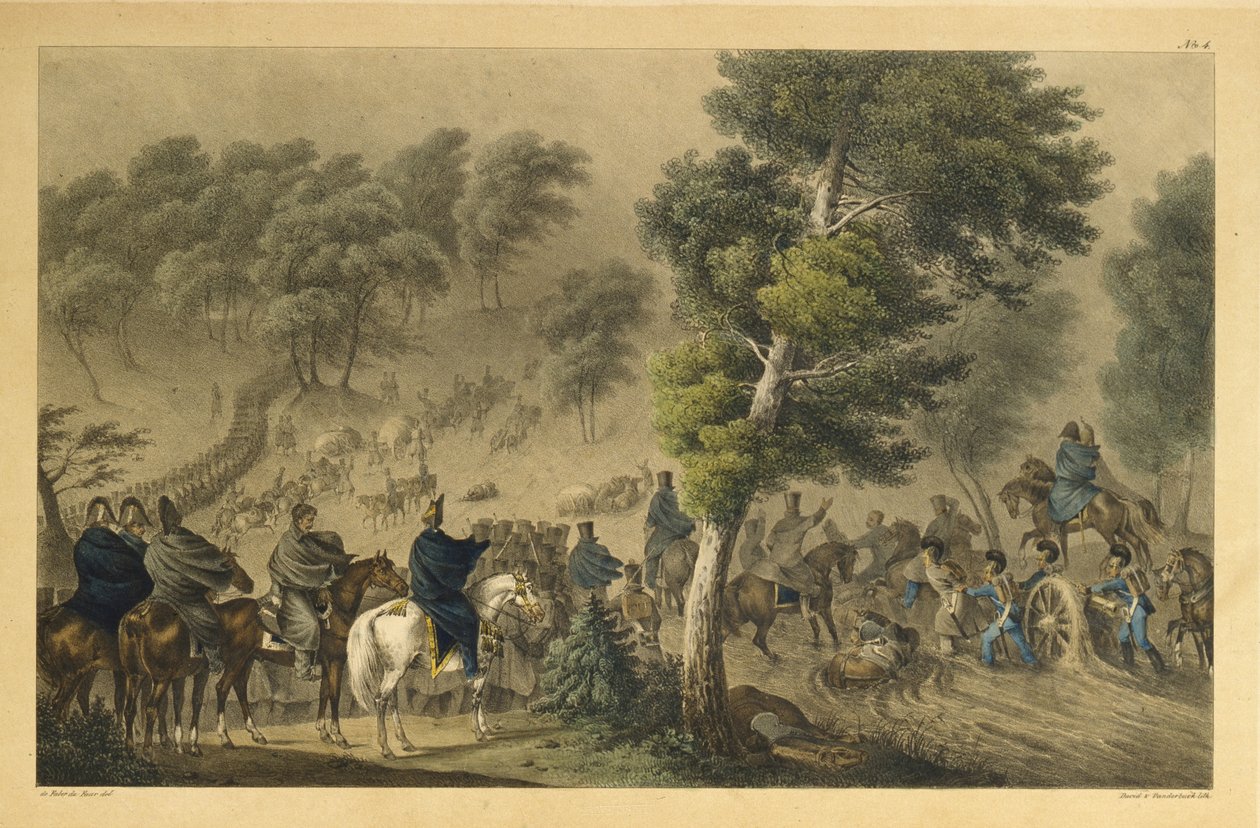 Zwischen Kirgaliczky und Suderva, 30. Juni 1812, 1820er Jahre von Christian Wilhelm von Faber du Faur