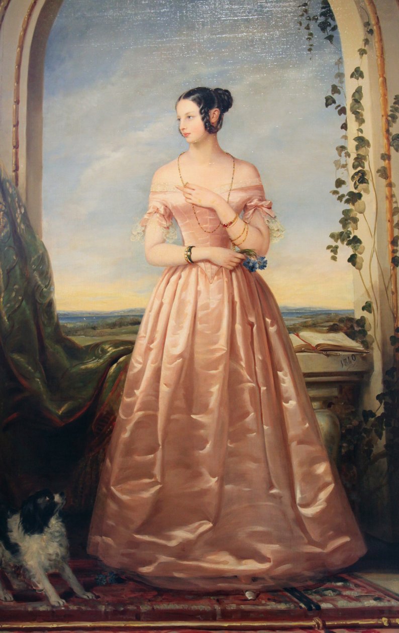 Porträt der Großherzogin Alexandra Nikolajewna, 1840 von Christina Robertson