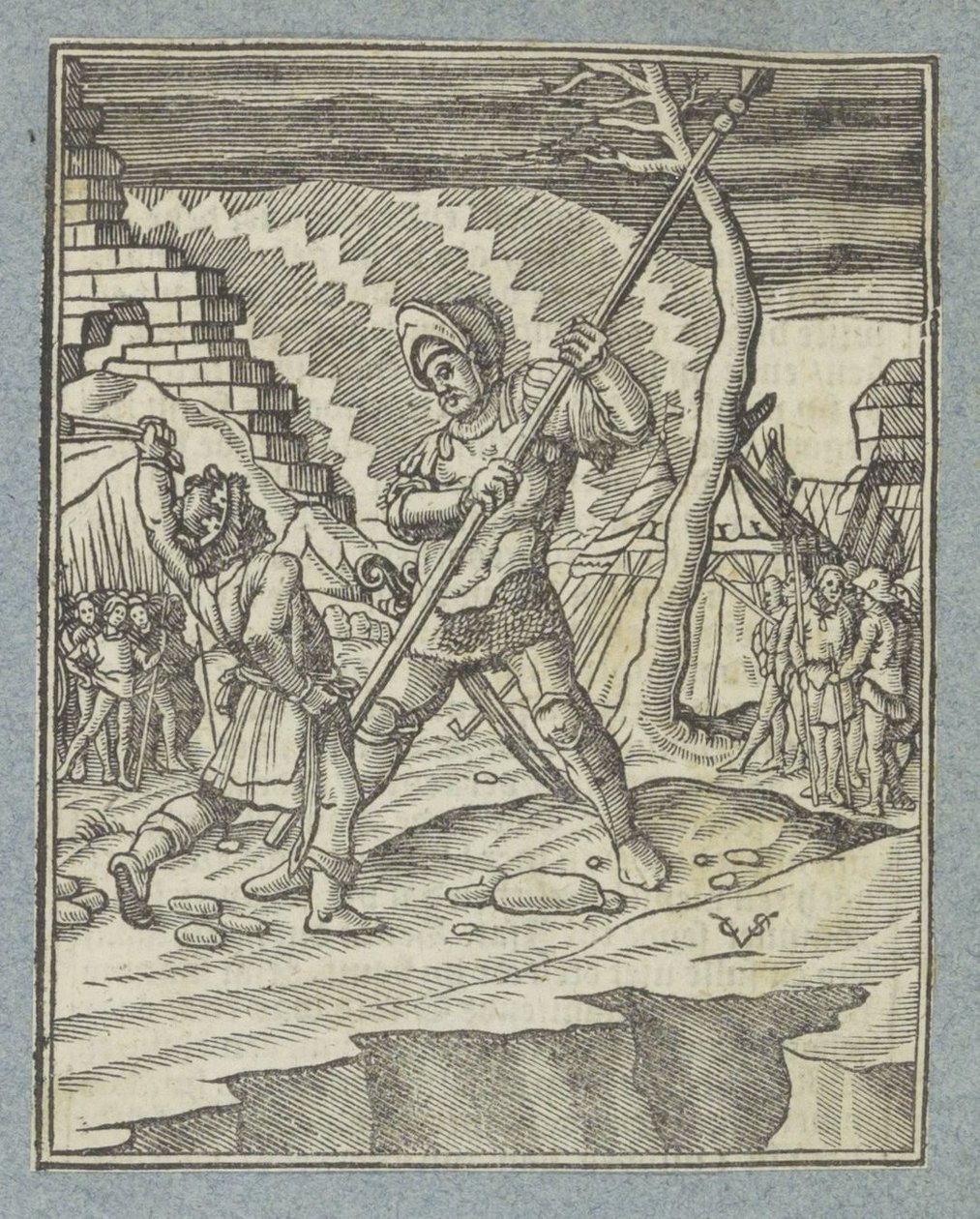 David besiegt Goliath von Christoffel van Sichem (II)