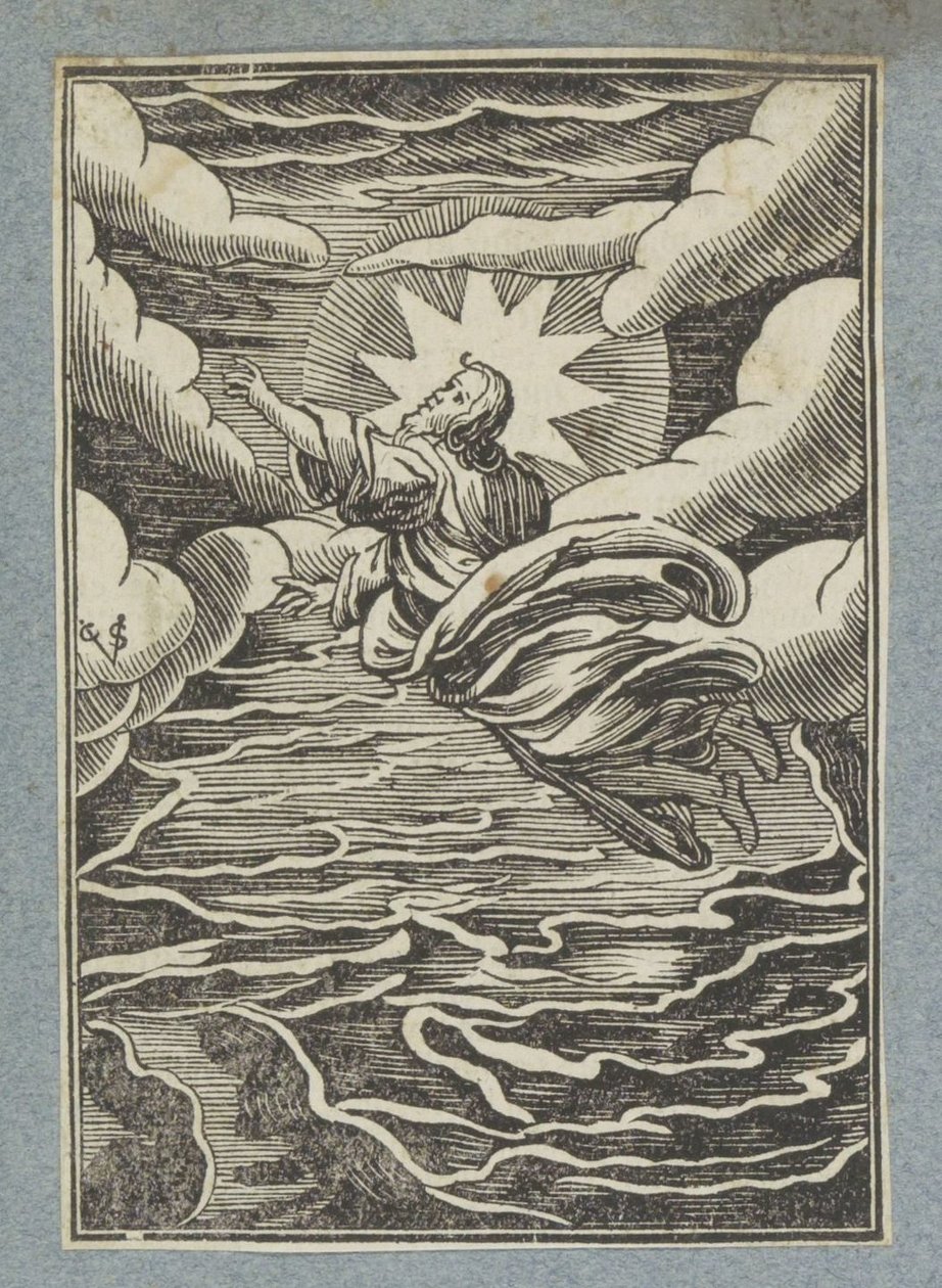 Erster Schöpfungstag: Trennung von Licht und Dunkelheit von Christoffel van Sichem (II)