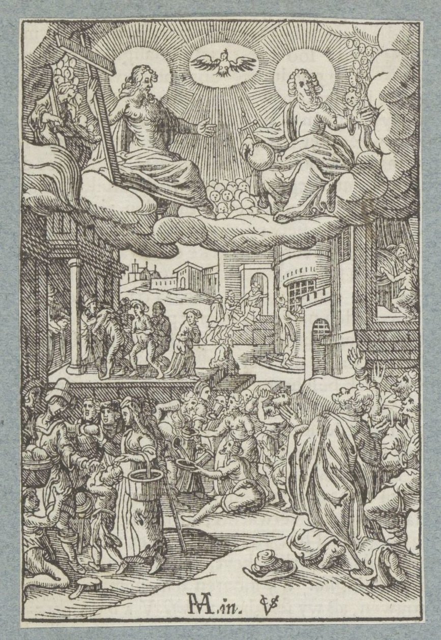 Unser Vater im Himmel, geheiligt werde dein Name von Christoffel van Sichem (II)