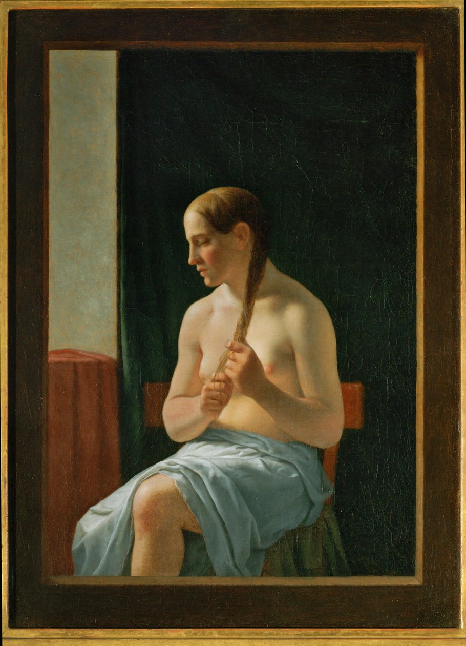 Sitzender Akt von Christoffer Wilhelm Eckersberg