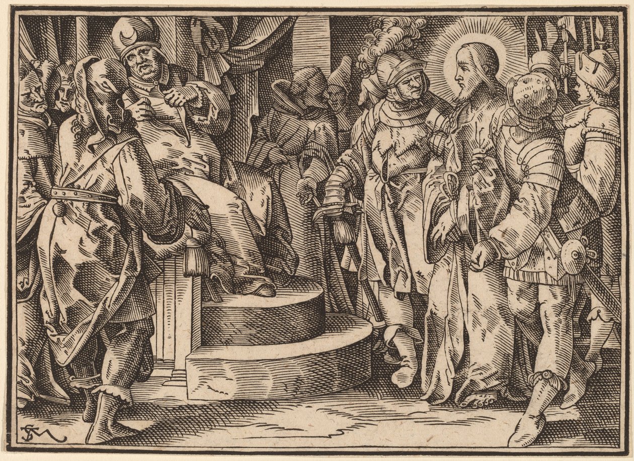 Christus erzählt seinen Jüngern vom Jüngsten Gericht von Christoph Murer