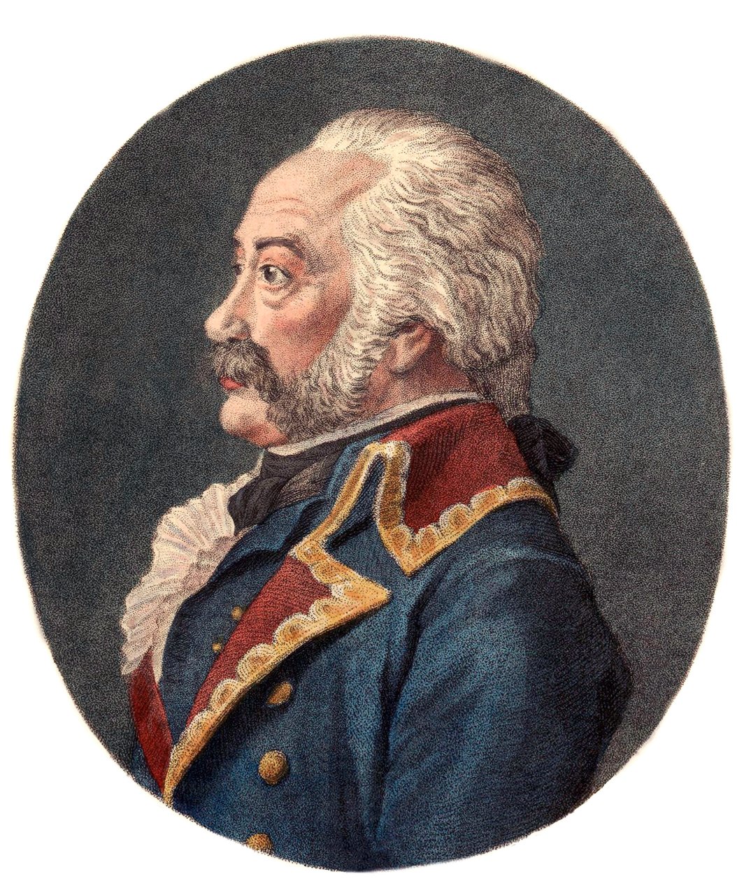Porträt von Adam Philippe, Graf von Custine (1740-1793), französischer General von Christophe Guerin