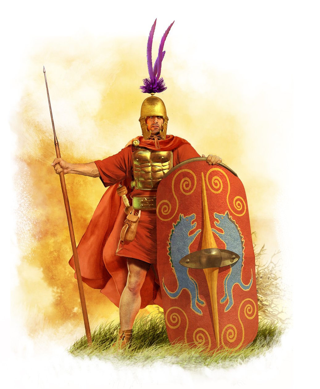 Römischer "Hastatus" Legionär, Spätes 3. Jahrhundert v. Chr., 2015 von Christos Giannopolous