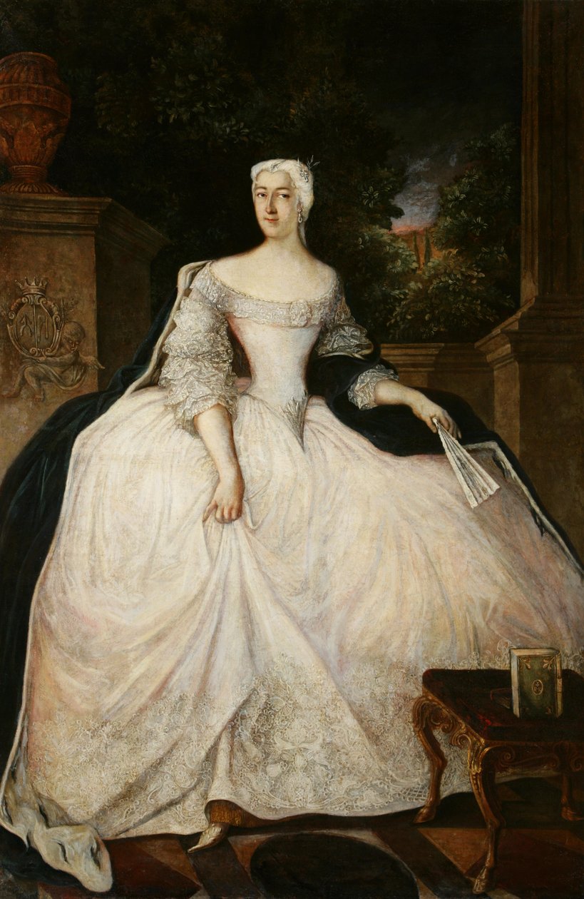 Porträt von Teofila Działyńska (1714–1790) von Circle of Antoine Pesne