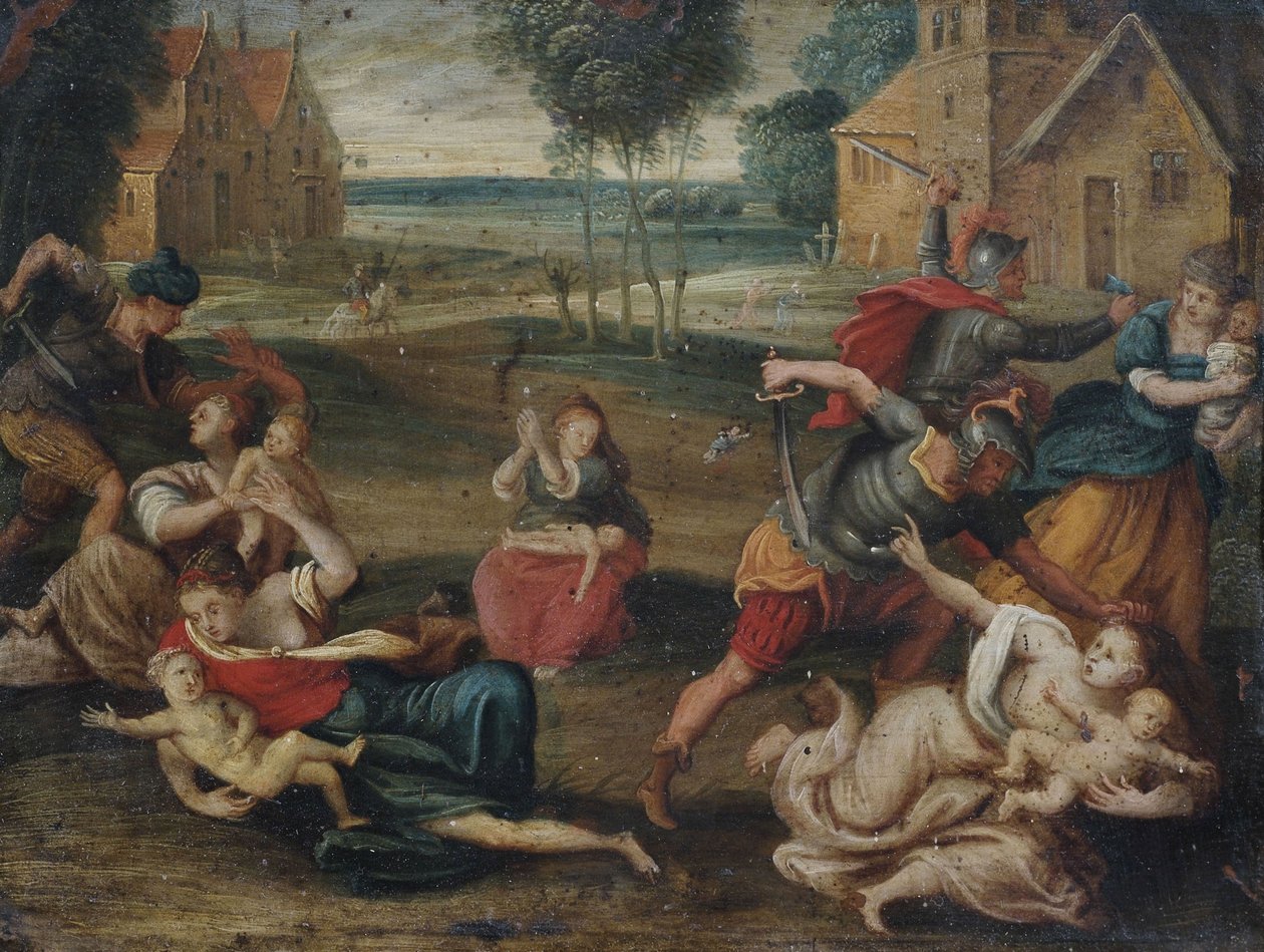 Der Bethlehemitische Kindermord von Circle of Frans Francken the Younger