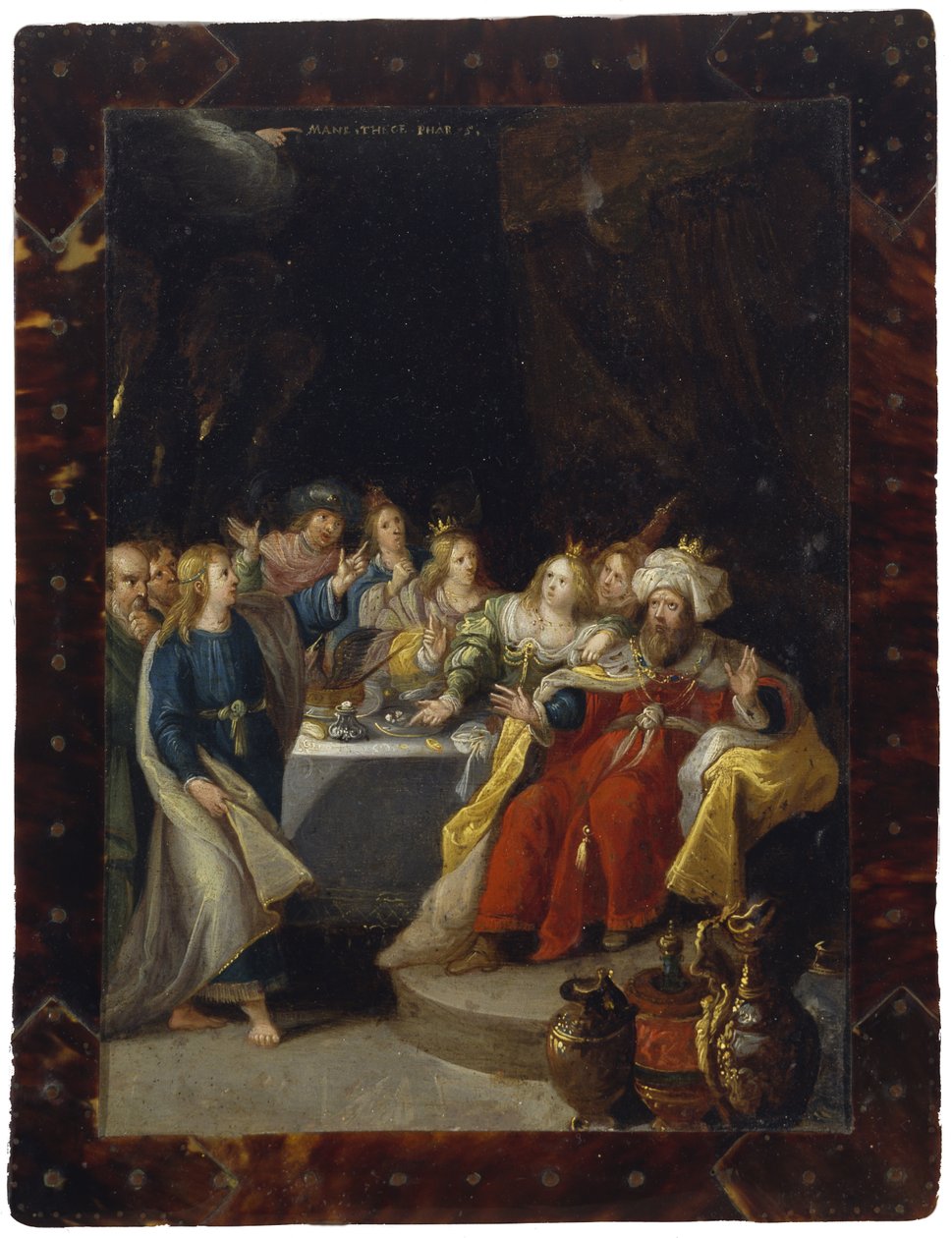 Das Festmahl des Belsazar, ohne Datum von Circle of Frans Francken the Younger