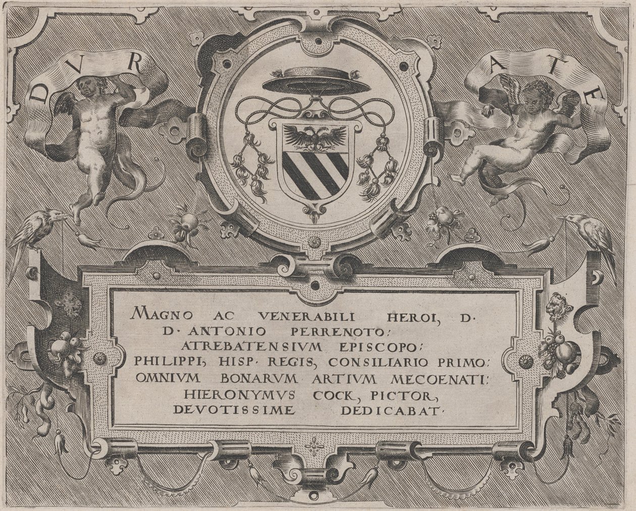 Widmung von Circle of Lucas van Doetechum and Johannes