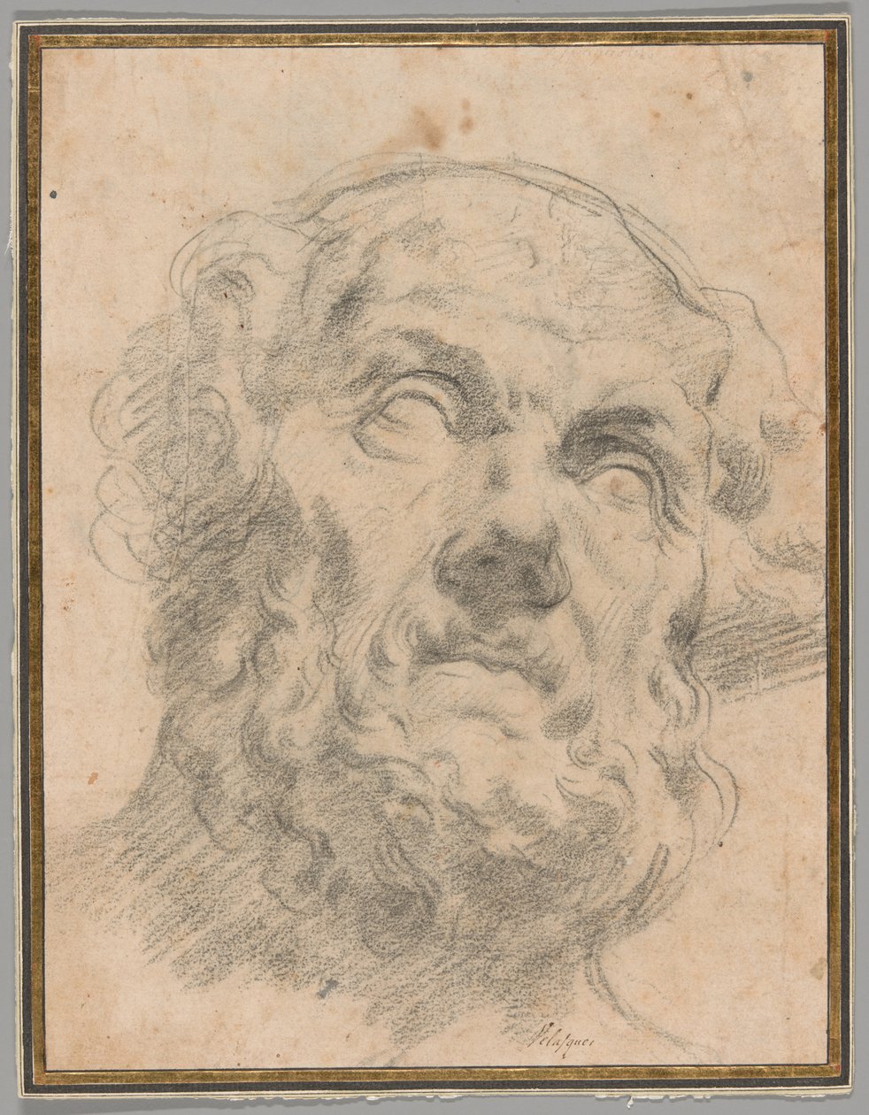 Kopf eines alten Mannes, möglicherweise Seneca von Circle of Peter Paul Rubens
