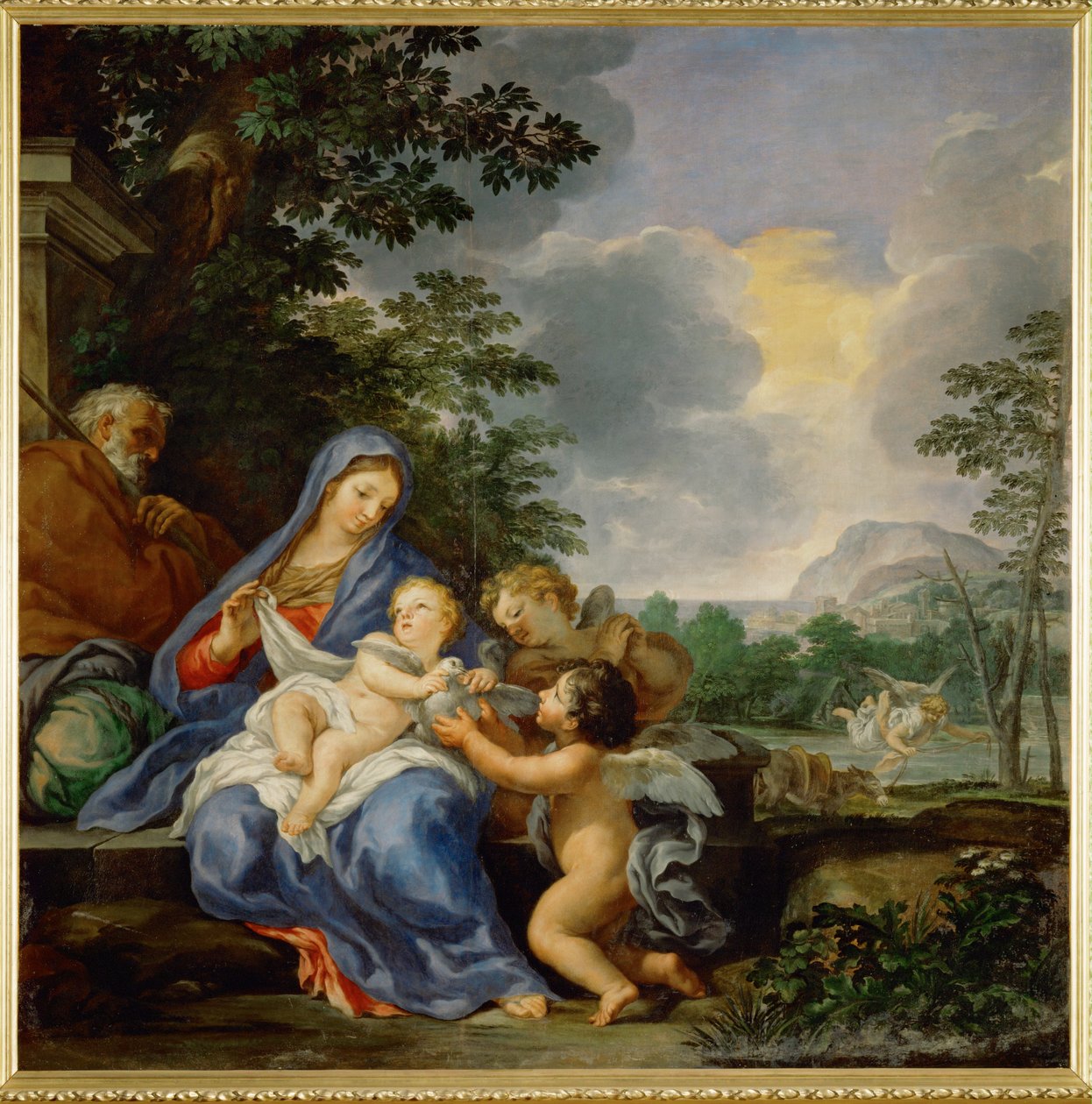 Ruhe während der Flucht nach Ägypten von Ciro Ferri