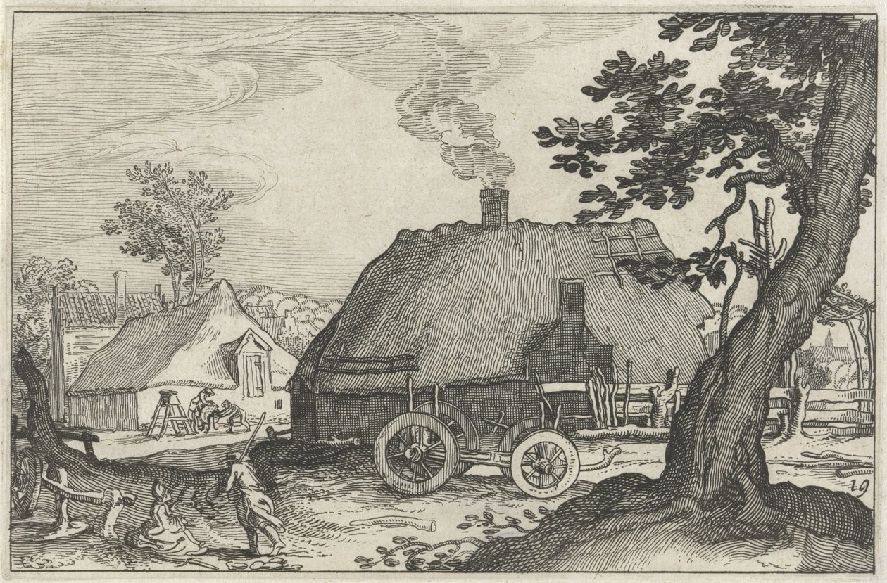 Gruppe von Bauernhöfen von Claes Jansz. Visscher (II)