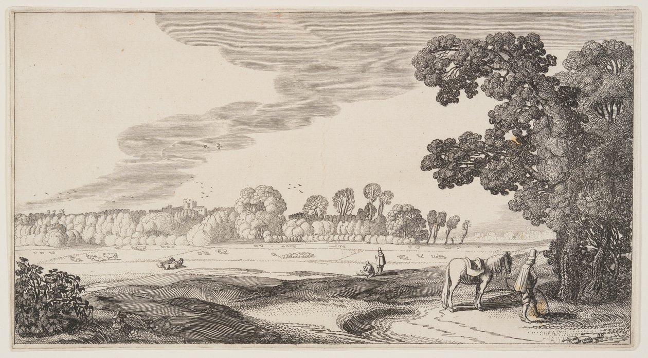 Ansicht der Weiden, aus Landschaften (Playsante Lantschappen) von Claes Jansz. Visscher II