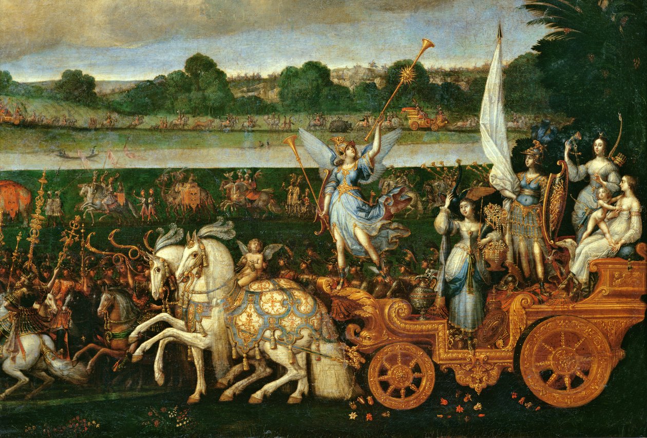 Erde, Detail der rechten Seite, ca. 1640-41 von Claude Deruet