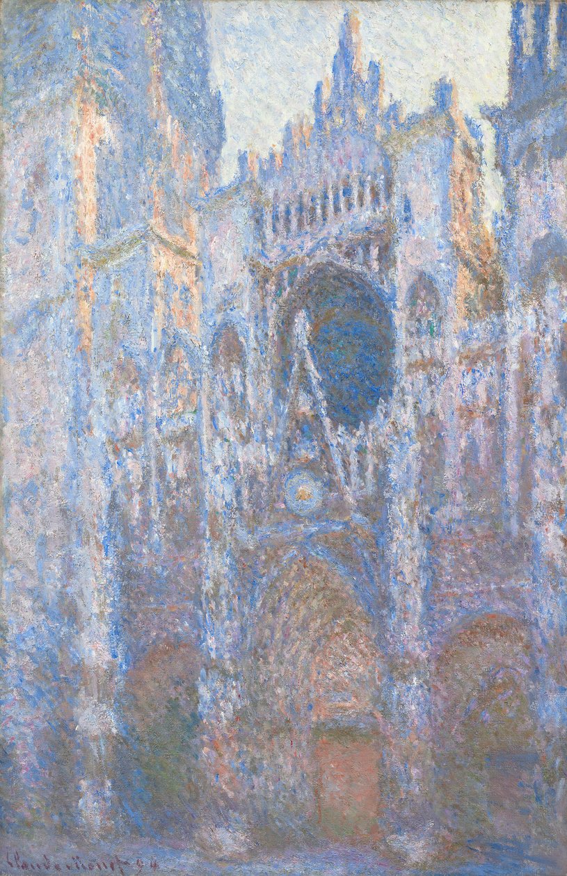 Kathedrale von Rouen, Westfassade, 1894 von Claude Monet